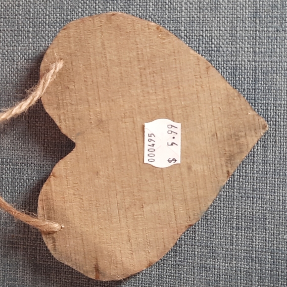 Wood Patriotic Frame Heart Ornament Kitchen Dish Towel Set American USA Military - Picture 3 of 13